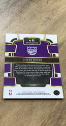 Colby Jones 2023-24 Panini Select - Blue (Retail Base) 83 trading card image rear