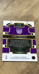 Sasha Vezenkov 2023-24 Panini Select - Blue (Retail Base) 74 trading card image rear