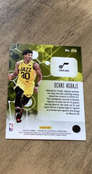 Ochai Agbaji 2022-23 Panini Chronicles 214 trading card image rear