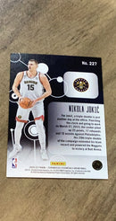 Nikola Jokic 2022-23 Panini Chronicles - Pink 227 trading card image rear