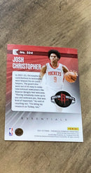 Josh Christopher 2021-22 Panini Chronicles - Pink 324 trading card image rear