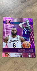 LeBron James 2021-22 Panini Chronicles - Pink 302 trading card image front
