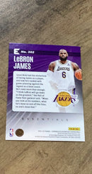 LeBron James 2021-22 Panini Chronicles - Pink 302 trading card image rear