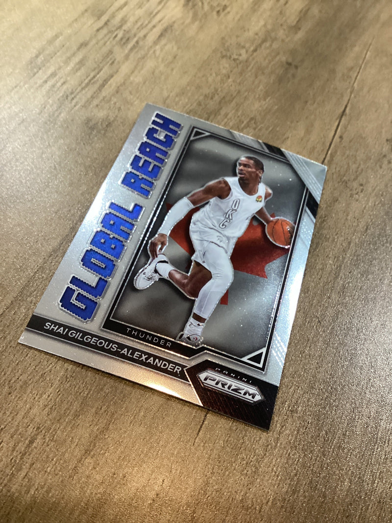 Shai Gilgeous-Alexander 2022-23 Panini Prizm Global Reach Panini