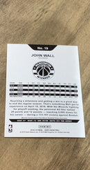 John Wall 2018-19 Panini Hoops - Blue 19 trading card image rear