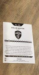 Collin Sexton 2018-19 Panini Hoops 280 trading card image rear