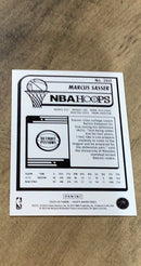 Marcus Sasser 2023-24 Panini Hoops - Purple 260 trading card image rear