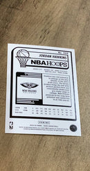 Jordan Hawkins 2023-24 Panini Hoops 269 trading card image rear