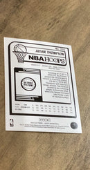 Ausar Thompson 2023-24 Panini Hoops 255 trading card image rear