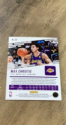 Max Christie 2022-23 Panini Chronicles Prestige 63 trading card image rear