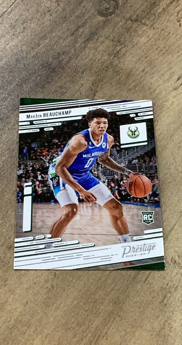 MarJon Beauchamp 2022-23 Panini Chronicles Prestige 57 trading card image front