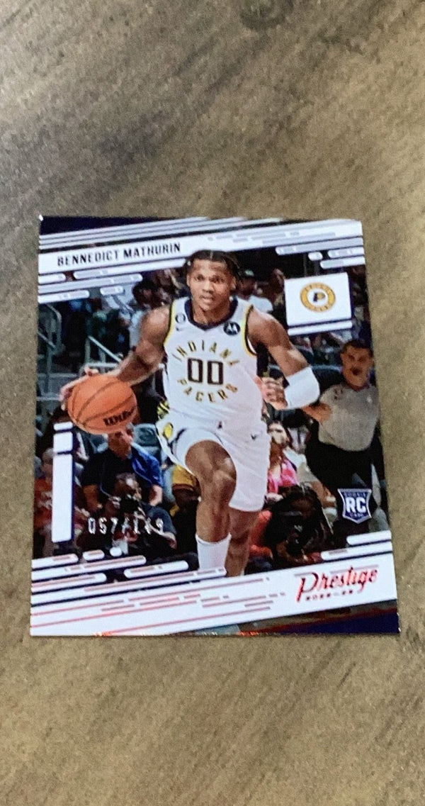 Bennedict Mathurin 2022-23 Panini Chronicles - Red 61 trading card image front