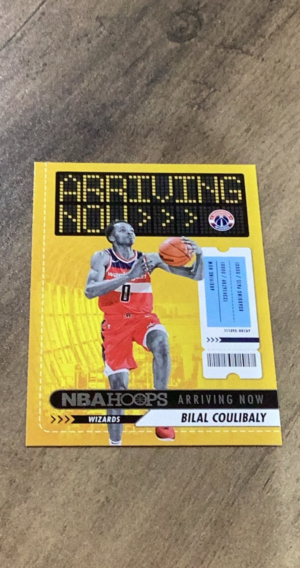 Bilal Coulibaly 2023-24 Panini Hoops - Arriving Now 18 trading card image front