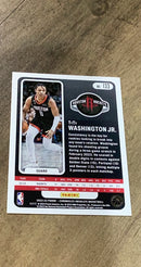 TyTy Washington Jr. 2022-23 Panini Chronicles Absolute 133 trading card image rear
