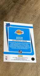Austin Reaves 2021-22 Panini Chronicles Donruss 298 trading card image rear