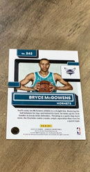 Bryce McGowens 2022-23 Panini Donruss 242 trading card image rear