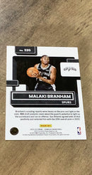 Malaki Branham 2022-23 Panini Donruss 220 trading card image rear
