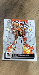 Zion Williamson 2022-23 Panini Donruss - Bomb Squad 7 trading card image front