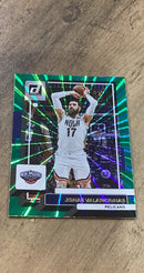 Jonas Valanciunas 2022-23 Panini Donruss - Holo Laser Green 163 trading card image front