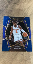 Miles McBride 2021-22 Panini Select - Blue (Retail Base) 157 trading card image front