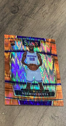 Neemias Queta 2021-22 Panini Select - Orange Flash Prizms 72 trading card image front