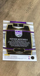 Davion Mitchell 2021-22 Panini Select - Silver Prizms 23 trading card image rear