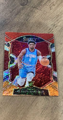 Kenyon Martin Jr. 2020-21 Panini Select - Red White Orange Shimmer 98 trading card image front