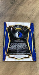 Josh Green 2020-21 Panini Select - Red White Orange Shimmer 192 trading card image rear