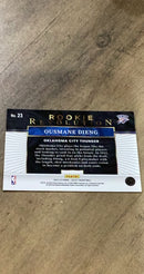 Ousmane Dieng 2022-23 Panini Select - Rookie Revolution 23 trading card image rear