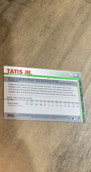 Fernando Tatis Jr. 2019 Topps Holiday HW126 trading card image rear