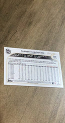Manny Machado 2022 Topps - Gold SN2022 trading card image rear