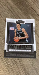 Victor Wembanyama 2023-24 Panini Contenders - 2023 Draft Class Contenders 9 trading card image front