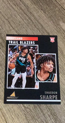 Shaedon Sharpe 2022-23 Panini Chronicles Pinnacle 96 trading card Panini