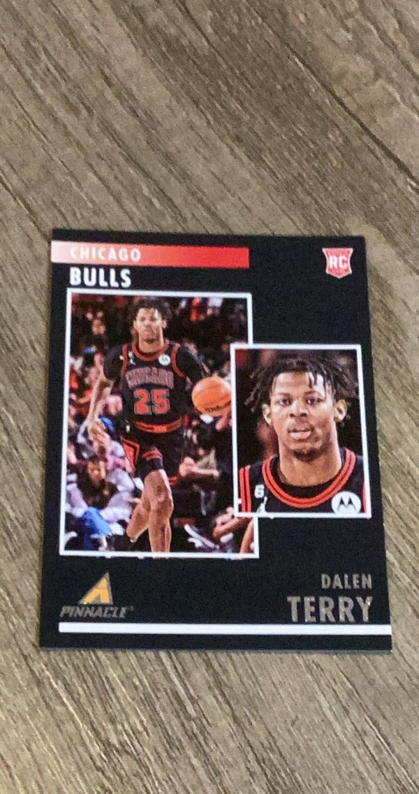Dalen Terry 2022-23 Panini Chronicles Pinnacle 90 trading card image front