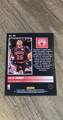 Dalen Terry 2022-23 Panini Chronicles Pinnacle 90 trading card image rear