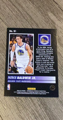 Patrick Baldwin Jr. 2022-23 Panini Chronicles Pinnacle 91 trading card image rear