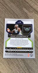 Arike Ogunbowale 2022 Panini Prizm WNBA 139 trading card image rear