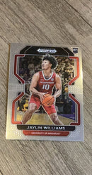 Jaylin Williams 2022 Panini Prizm Draft Picks 98 trading card image front