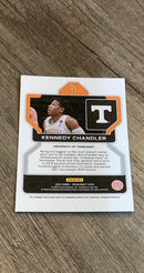 Kennedy Chandler 2022 Panini Prizm Draft Picks 71 trading card image rear