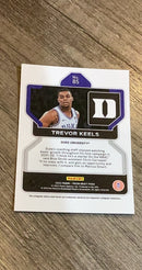 Trevor Keels 2022 Panini Prizm Draft Picks 85 trading card image rear