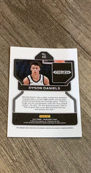 Dyson Daniels 2022 Panini Prizm Draft Picks 60 trading card image rear