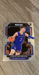 Christian Braun 2022 Panini Prizm Draft Picks 73 trading card image front