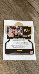 Jake LaRavia 2022 Panini Prizm Draft Picks 87 trading card image rear