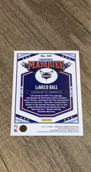 LaMelo Ball 2021-22 Panini Chronicles Marquee 361 trading card image rear