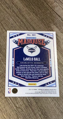 LaMelo Ball 2021-22 Panini Chronicles Marquee - Pink 361 trading card image rear