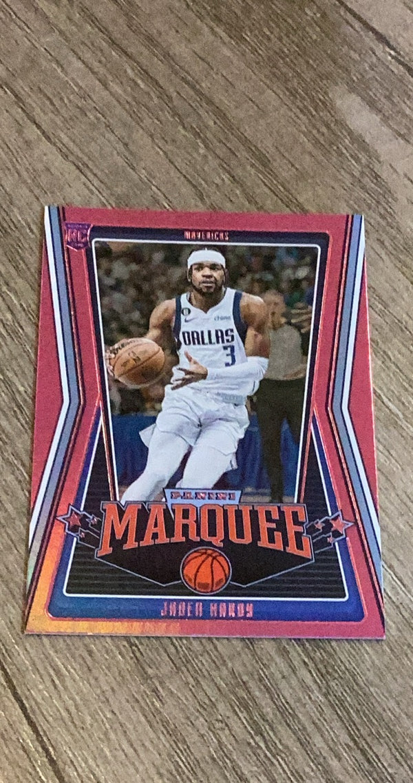 Jaden Hardy 2022-23 Panini Chronicles Marquee - Pink 236 trading card image front