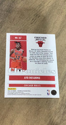 Ayo Dosunmu 2021-22 Panini Chronicles 37 trading card image rear