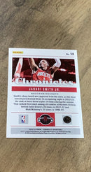 Jabari Smith Jr. 2022-23 Panini Chronicles 50 trading card image rear