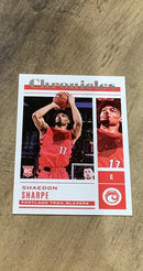 Shaedon Sharpe 2022-23 Panini Chronicles 35 trading card image front