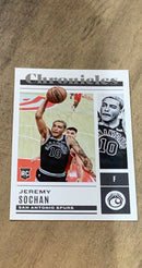 Jeremy Sochan 2022-23 Panini Chronicles 45 trading card image front